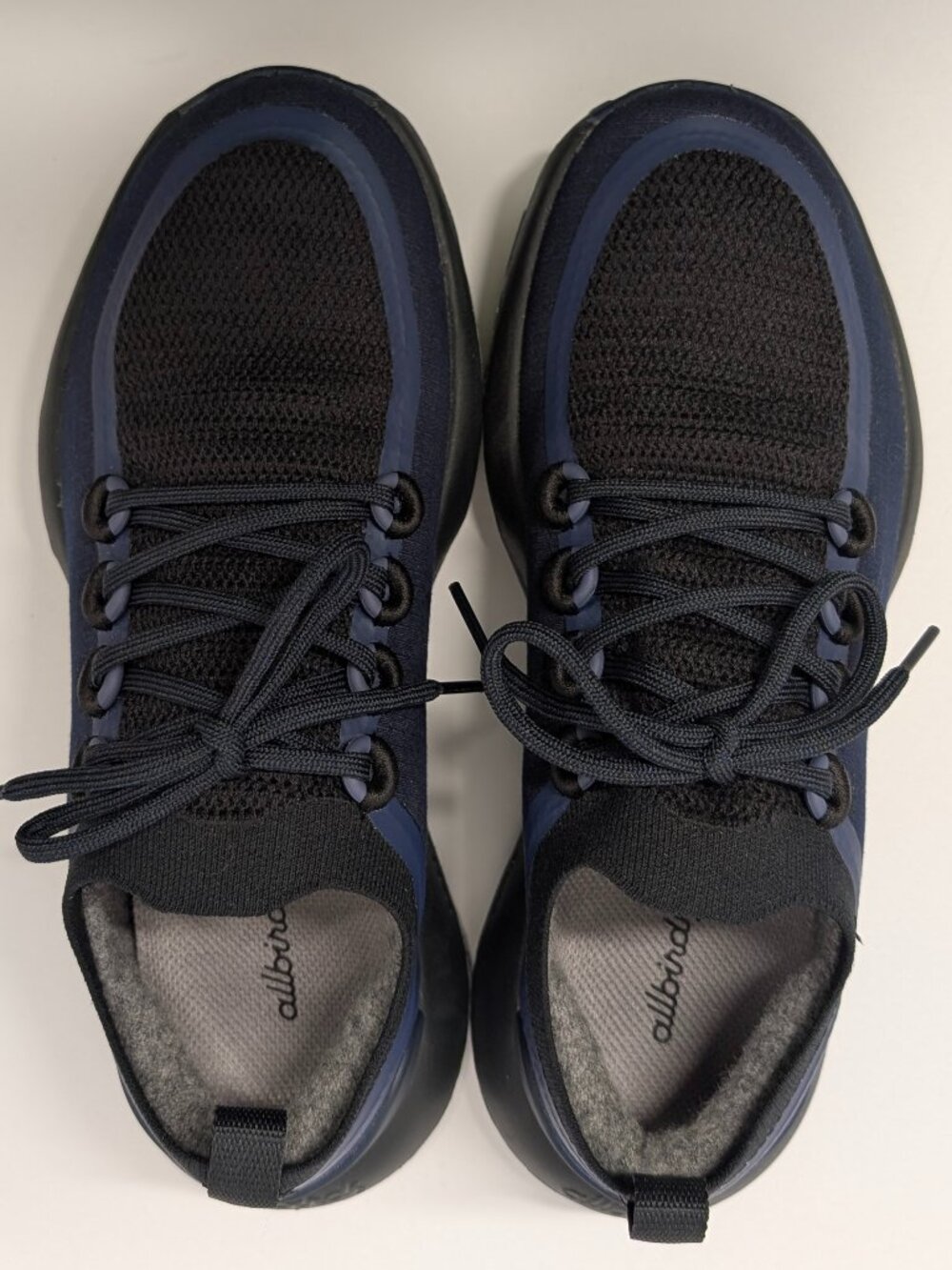 Allbirds Trail Runners SWT Sneakers in Navy Blue/Natural Black - NWOT - Picture 7 of 15